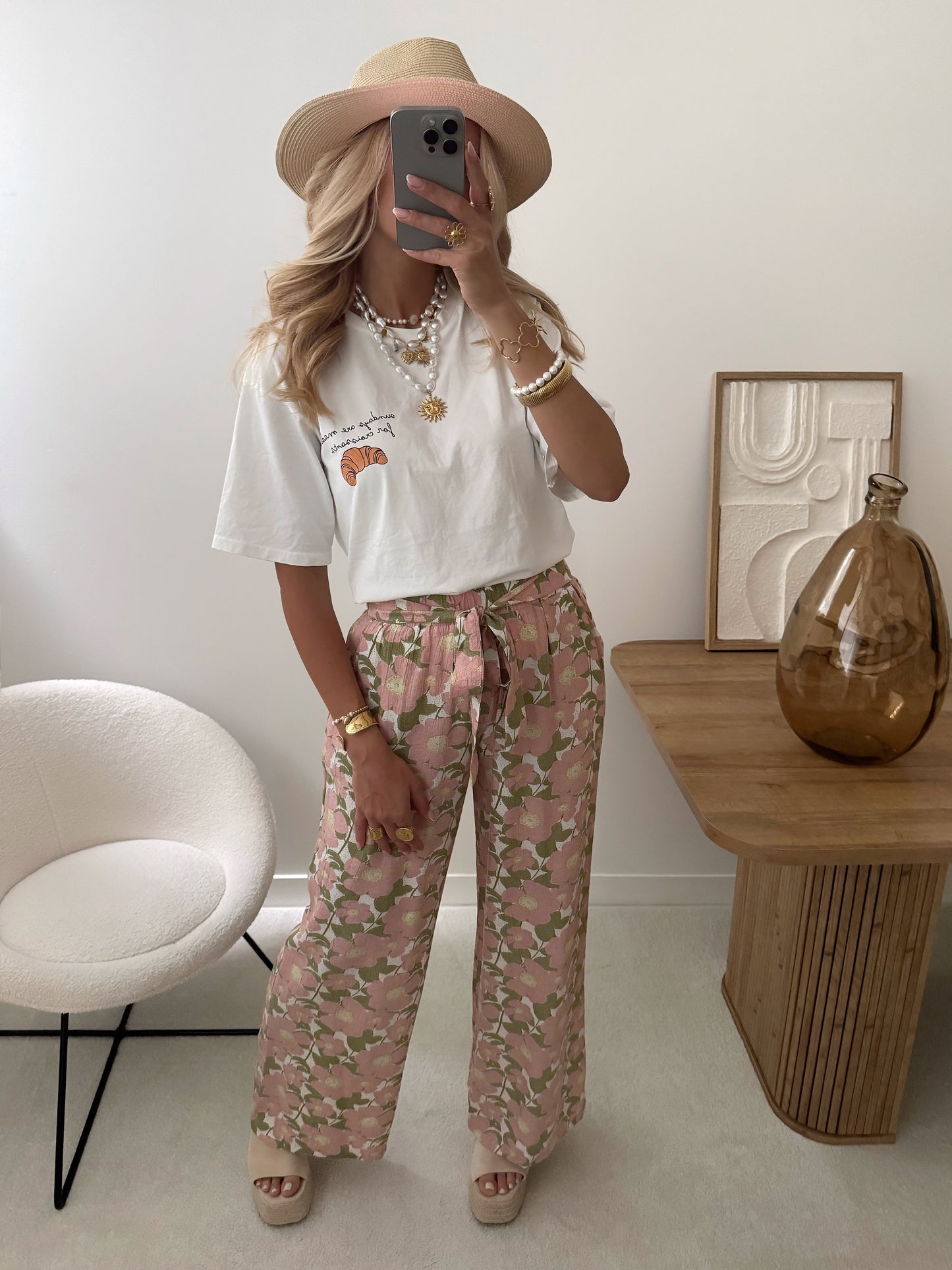 JULIO floral print pants