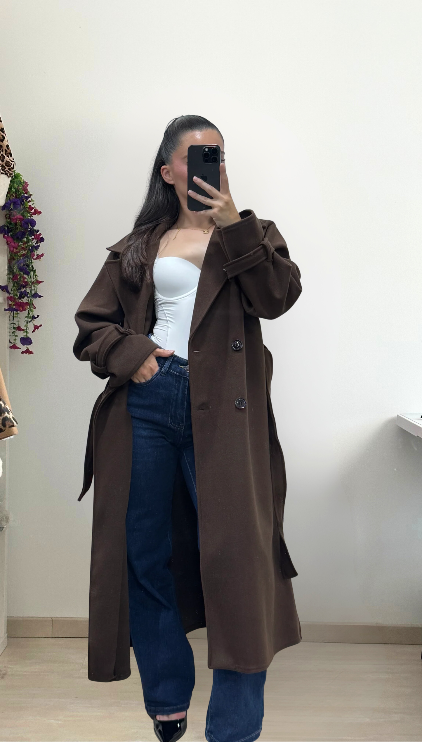 Trench long oversize