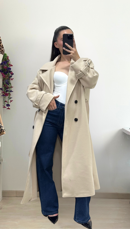 Trench long oversize