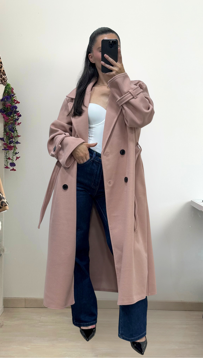 Trench long oversize