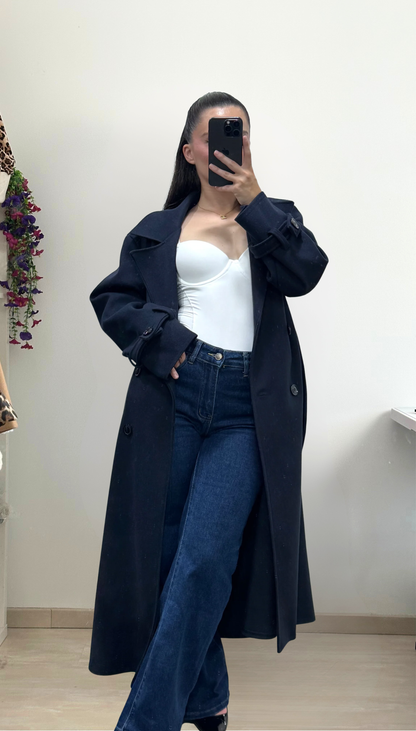 Trench long oversize