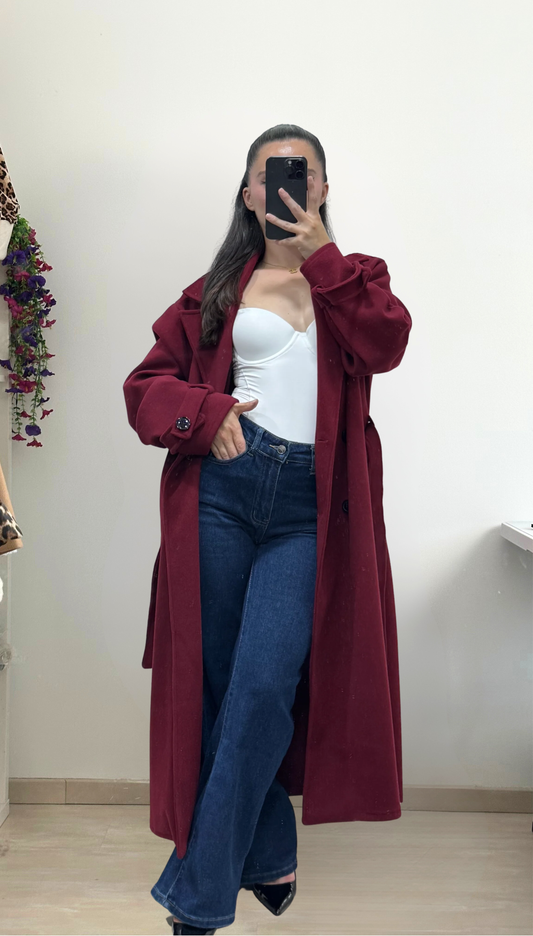 Trench long oversize