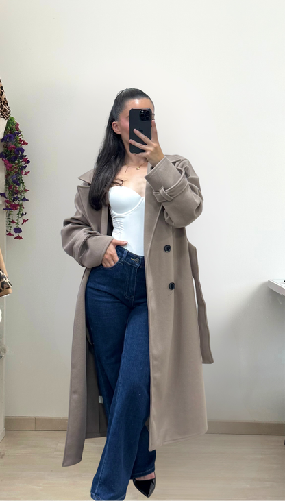 Trench long oversize