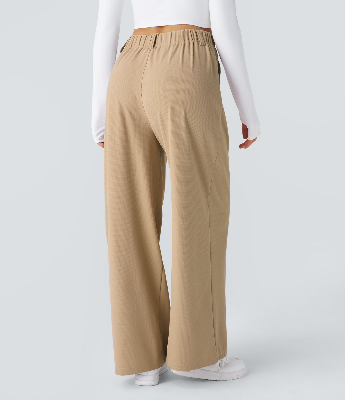 Pantalon HALARA - Taille haute, jambes larges