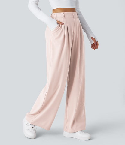 Pantalon HALARA - Taille haute, jambes larges