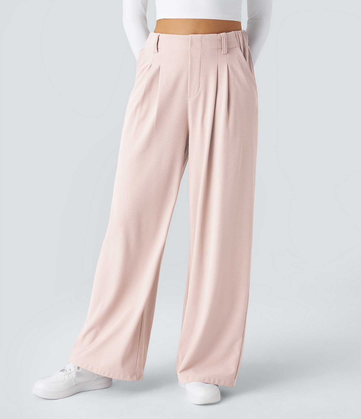 Pantalon HALARA - Taille haute, jambes larges